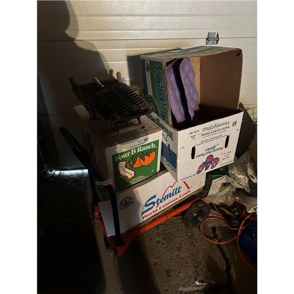 Dolly With Assorted Boxes