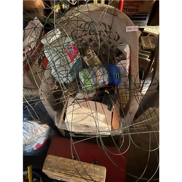 Plastic Garden Chairs With Assorted Garden Items