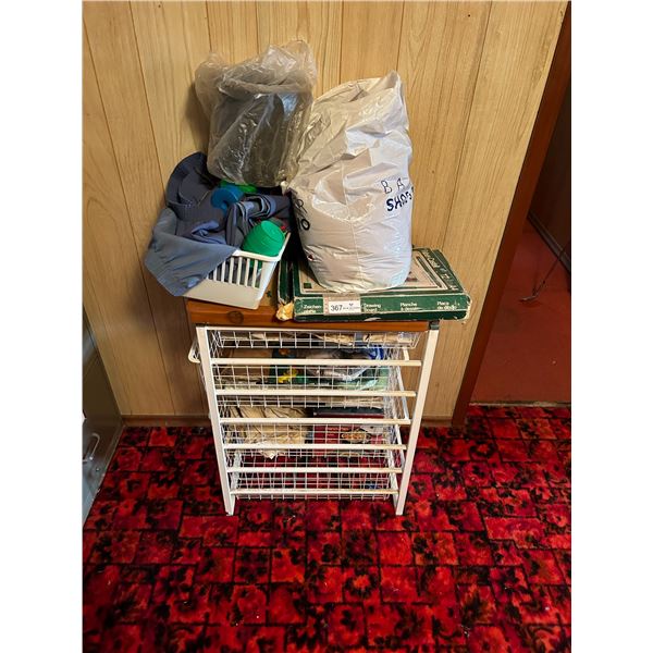 Assorted Sewing Kit Cart W13H13