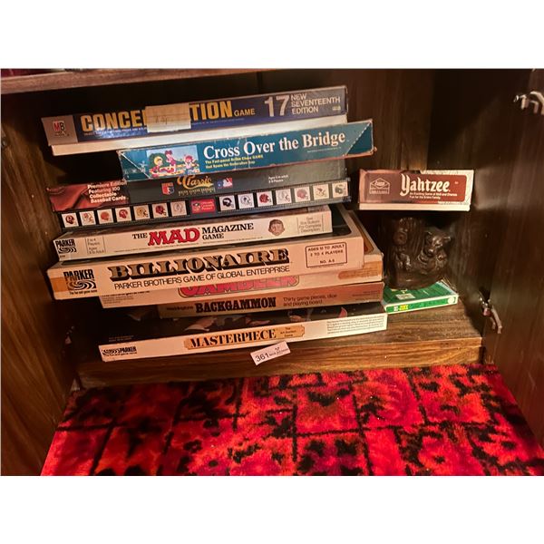 Assorted Children Board Games