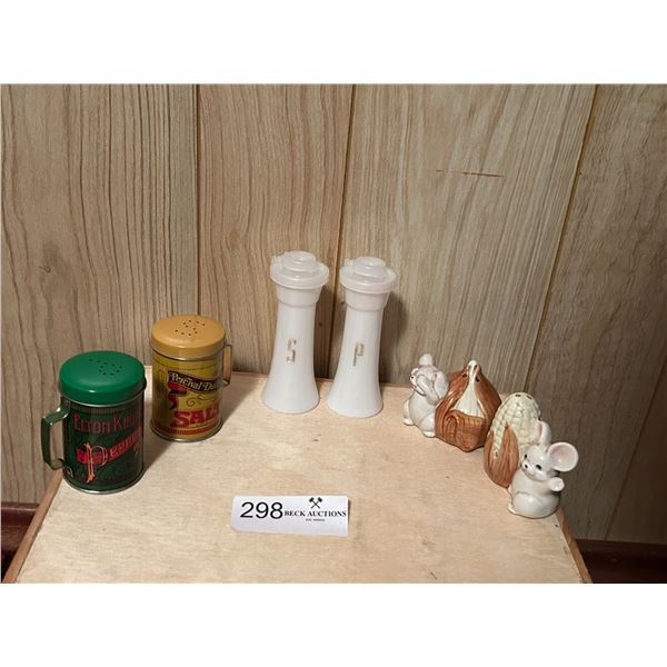 Assorted Designs Of Salt And Pepper With Rabbit Shakers