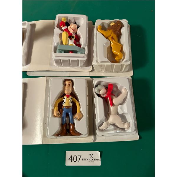 Collection OF Miniature Disney Figurines Approx. 3H