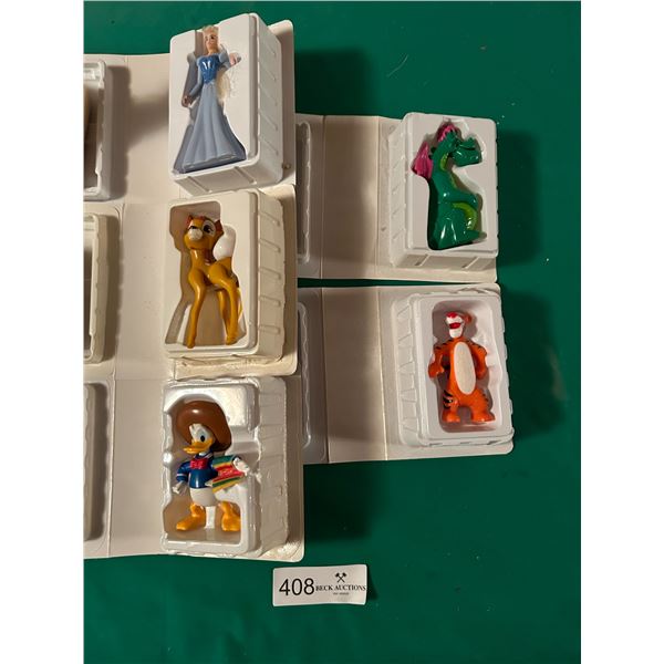 Collection OF Miniature Disney Figurines Approx. 3H