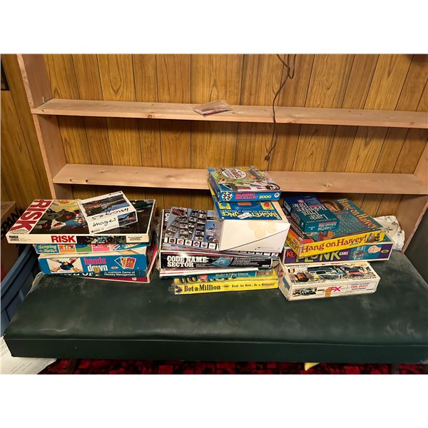 Collection Of Vintage Classic Board Games