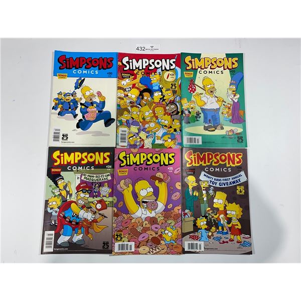 Simpsons Comics 210,211, 213, 214, 215, 216