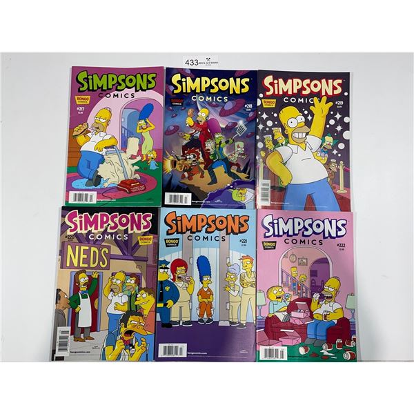 Simpsons Comics 217 - 222
