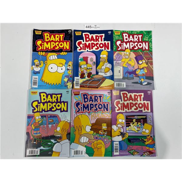 Bart Simpson Comics 78, 80, 81, 82, 83, 84