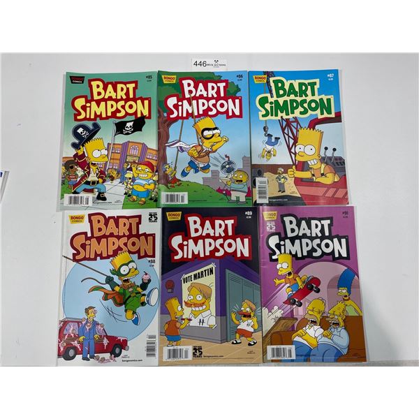 Bart Simpson Comics 85, 86, 87, 88, 89, 91