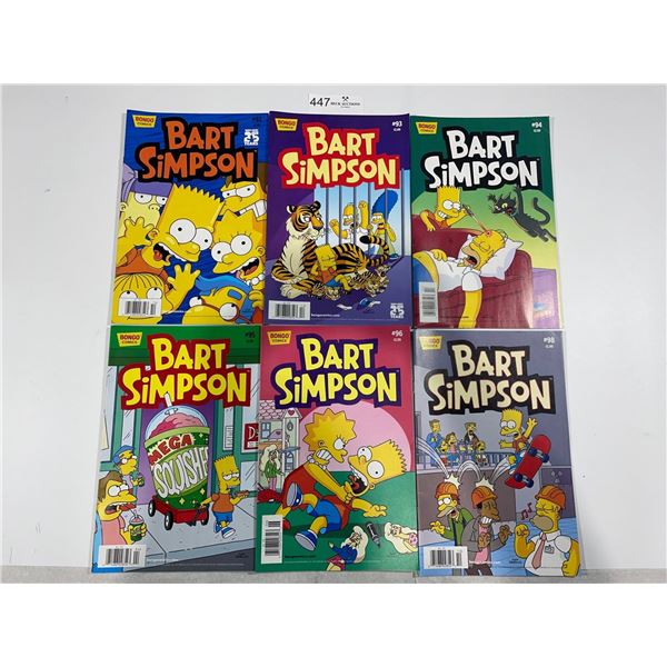 Bart Simpson Comics 92, 93, 94, 95, 96, 98