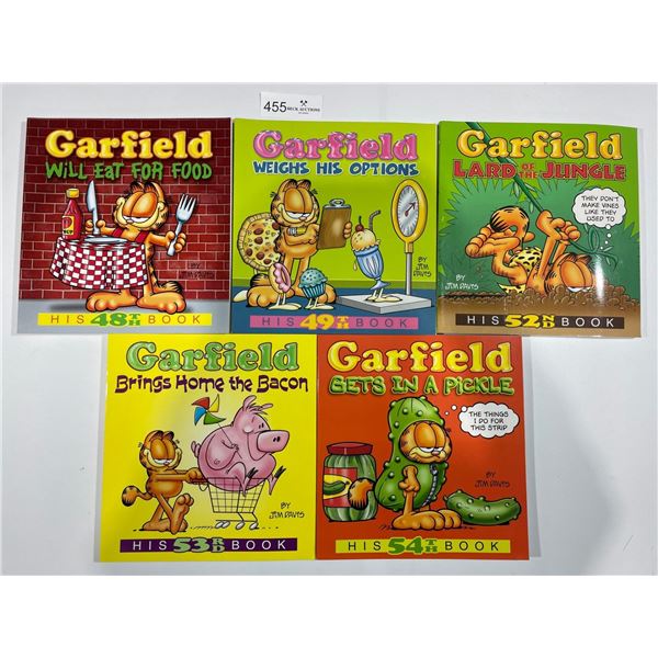 Garfield Comic Books 48, 49, 52, 53, 54