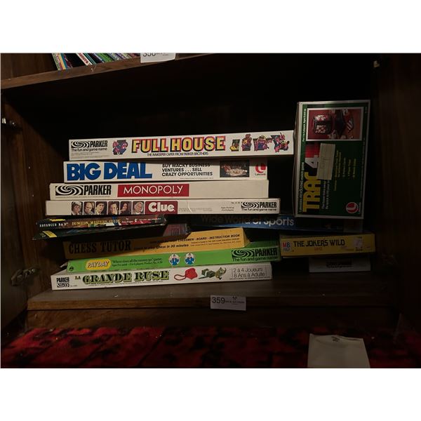 Whole Cupboard Of Vintage Classic Kids Board Games