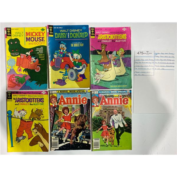 Assortment Of Vintage Comics ( Marvel & Golden Key )