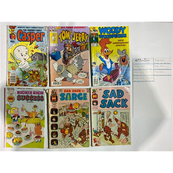 Assortment Of Vintage Comics ( Harvey Comics )