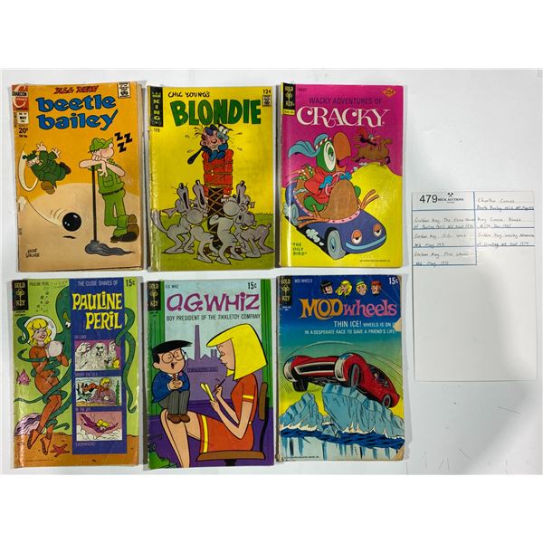 Assortment Of Vintage Comics  ( Charlton Comics & Golden Key )