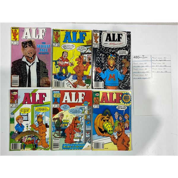 Assortment Of Vintage Comics  ( Marvel Comics ALF )
