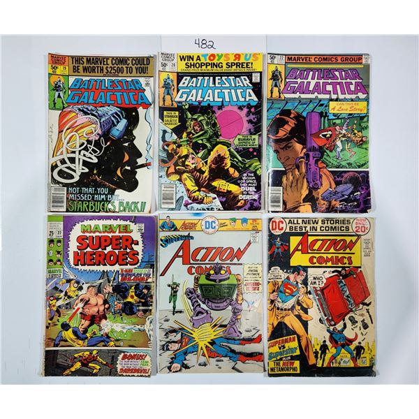 Marvel & DC Action Comics - Battlestar Galactica & Superman