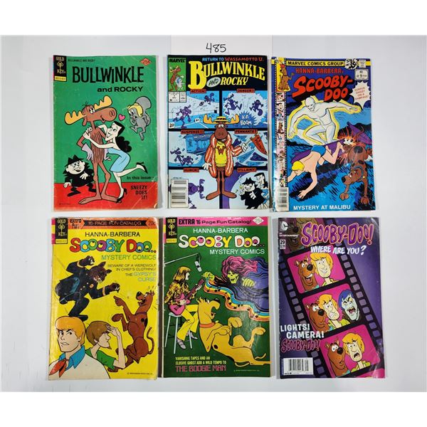 Gold Key, Marvel, DC Comics - Scooby Doo and Bullwinkle & Rocky