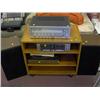 Image 1 : AMP, TAPE DECK, RECORD PLAYER AND 2 SPEAKERS