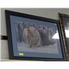 Image 1 : ROBERT BATEMAN  "DOZING LYNX" FRAMED PRINT   #11158