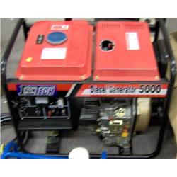 DIESEL 5000 WATT GENERATOR   (LIKE NEW)