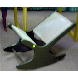 WOOD FOOT STOOL ROCKER