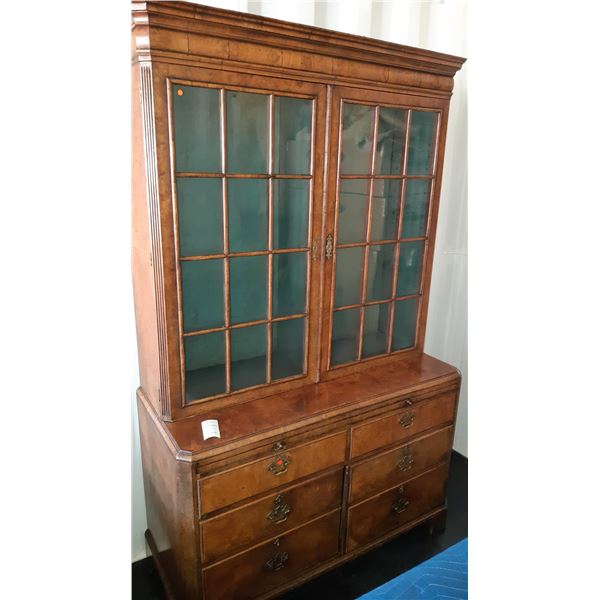 W.Charles Tozer Antique Bookcase Cabinet Cat C