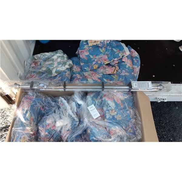 Bed Ensemble & Drapes Cat C