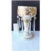 Image 1 : Milk Glass Luster Candle Holders Cat A