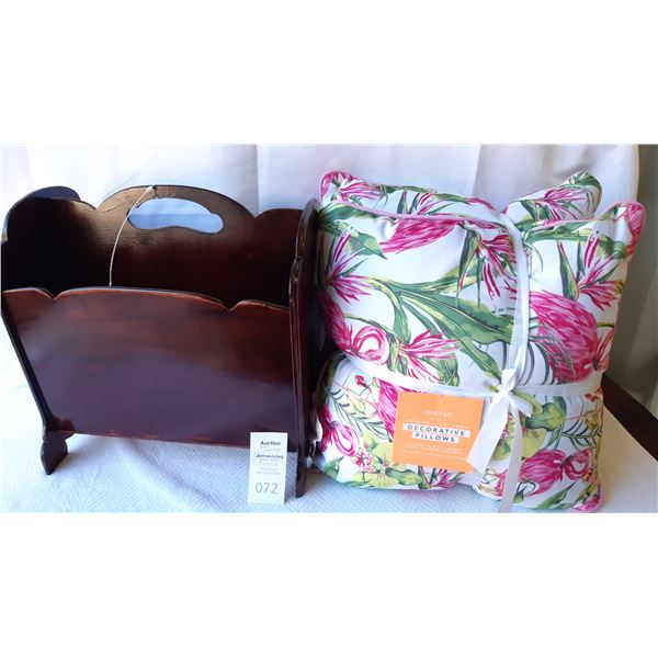 Magazine Rack & Cushions Cat A