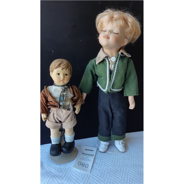 Vintage Hummel Like Alpine Boy & More Cat A