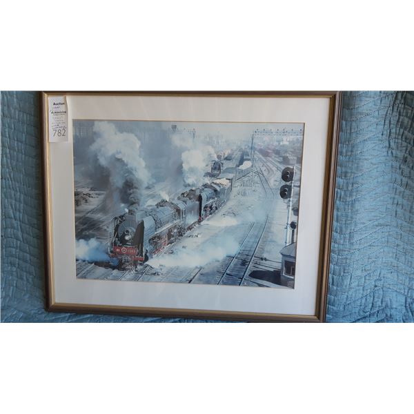 Framed Locomotive Cat B