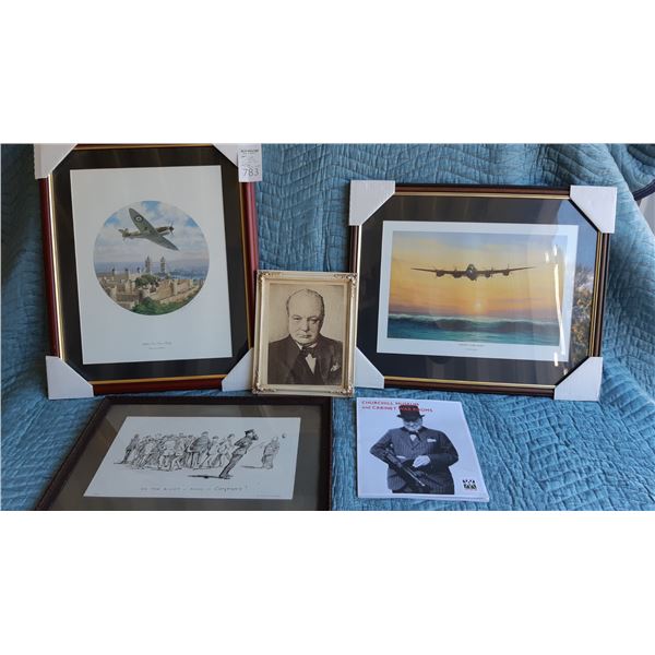 WWII Framed Art Cat B