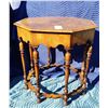 Image 2 : Antique Wood Side Table Cat C