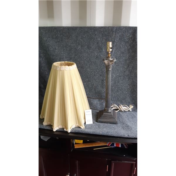 Silverplated Lamp Cat B