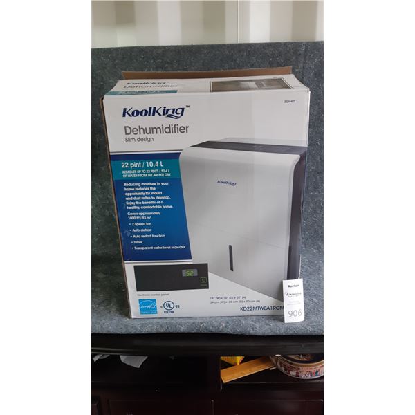 New Kool King Dehumidifier