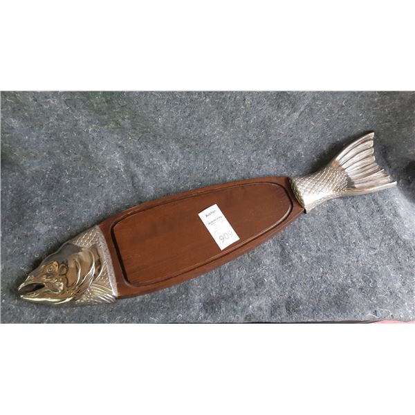Silver Plated Tip Fish Server Cat A