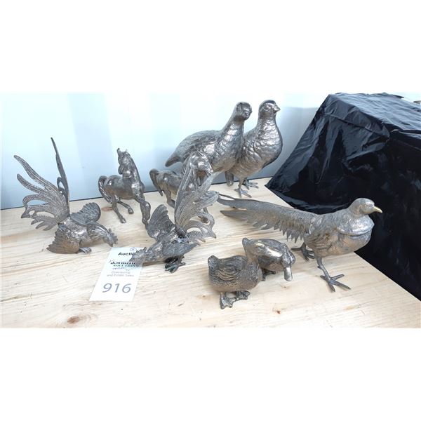 Metal Birds & Horses Cat A
