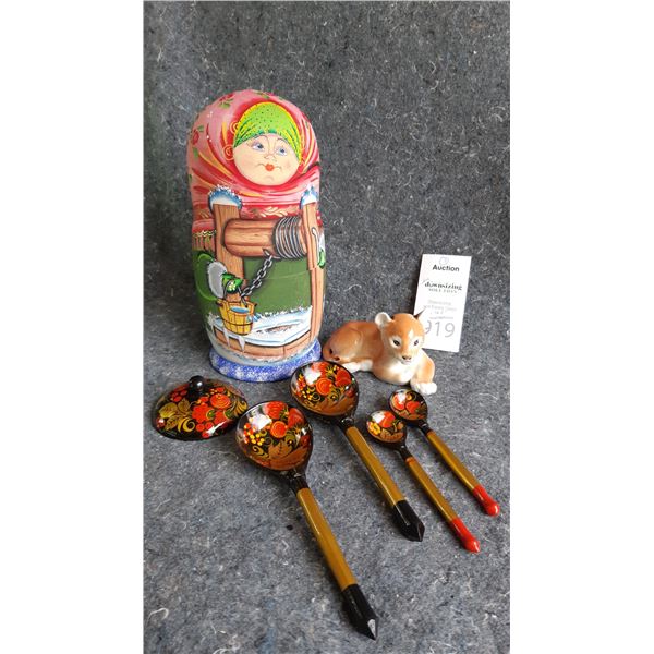 Russian Stacking Doll Cat A