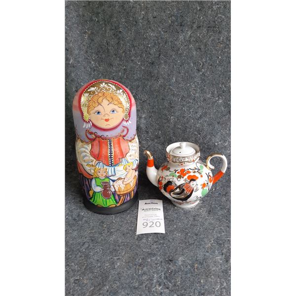 Russian Stacking Doll Cat A
