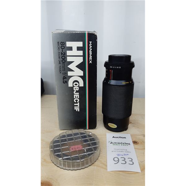 Hanimex Zoom Lens Cat A