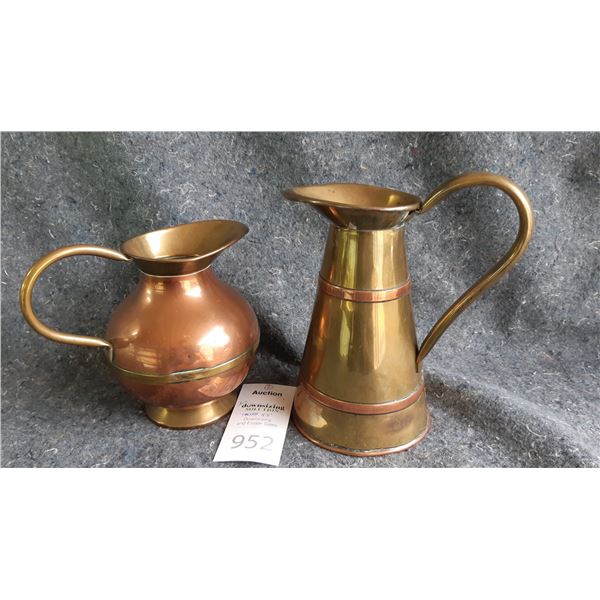 Copper & Brass Jugs Cat A