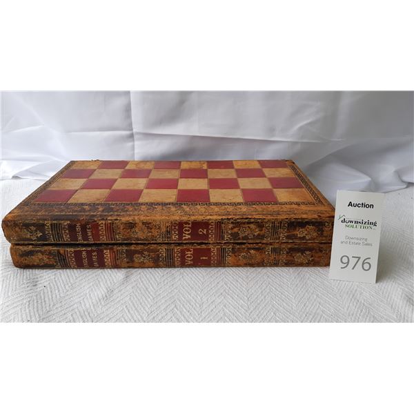 Vintage Backgammon Board Cat A