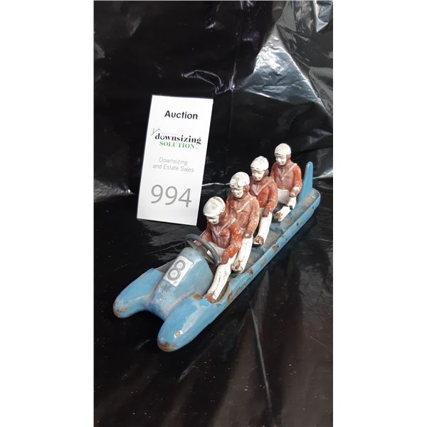 Vintage Metal Bob Sleigh Cat A