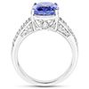 Image 2 : 3.92ct Tanzanite 14K White Gold Ring