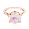Image 1 : 4ct Natural MOON STONE 14K Rose Gold 4.5gm Ring