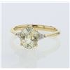 Image 1 : 3.38ct Natural Unheated Yellow Sapphire 14K Yellow Gold Ring