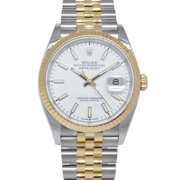 Rolex 36MM Datejust SS/YG Model # 126233