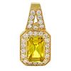 Image 1 : 3.53ct Sphene 14 K Yellow Gold Pendant