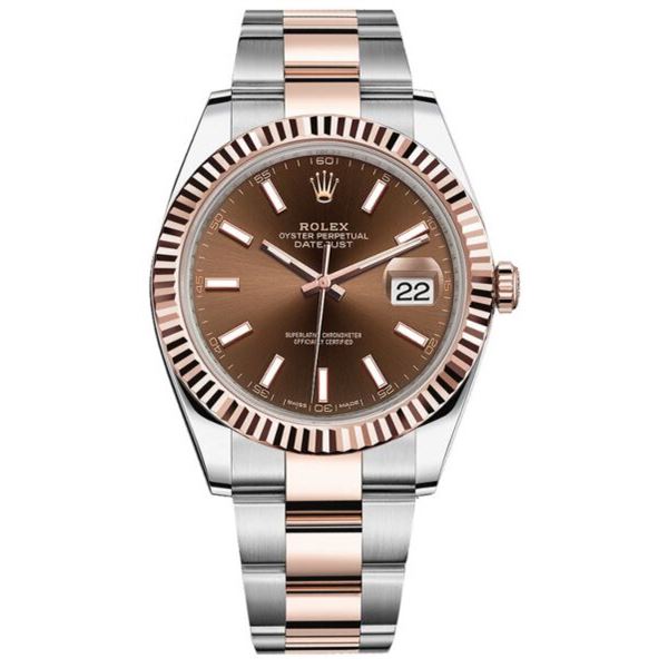 Rolex 41MM Datejust SS/RG Model # 126331