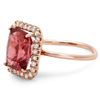 Image 2 : 4.31ct Pink Tourmaline 14 K Rose Gold Ring